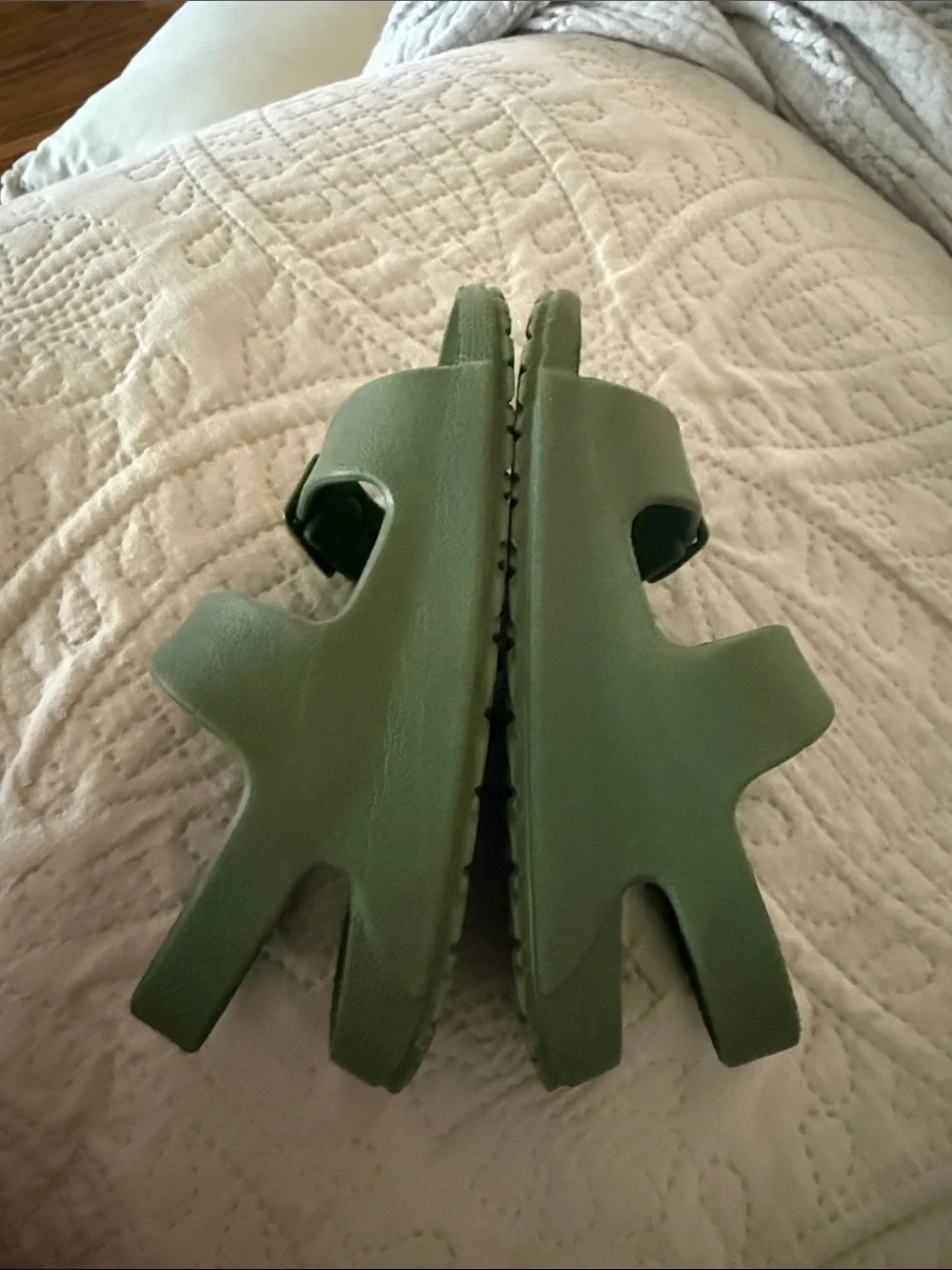 OshKosh B'gosh Olive Green Double Buckle Kids Sandals